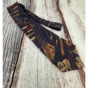 Silk Fishing Tie by Rooster - West End Collection